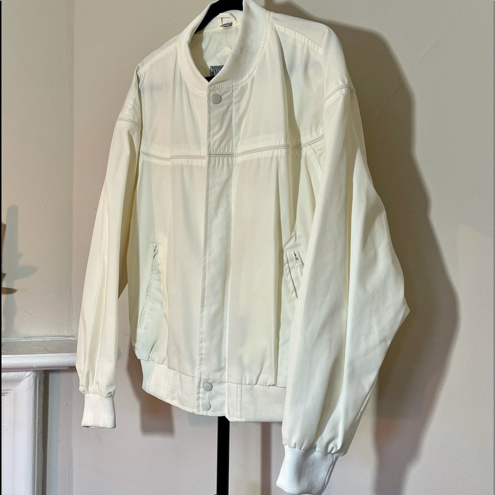 ✨Stunning Off White Vintage Bomber Jacket✨
